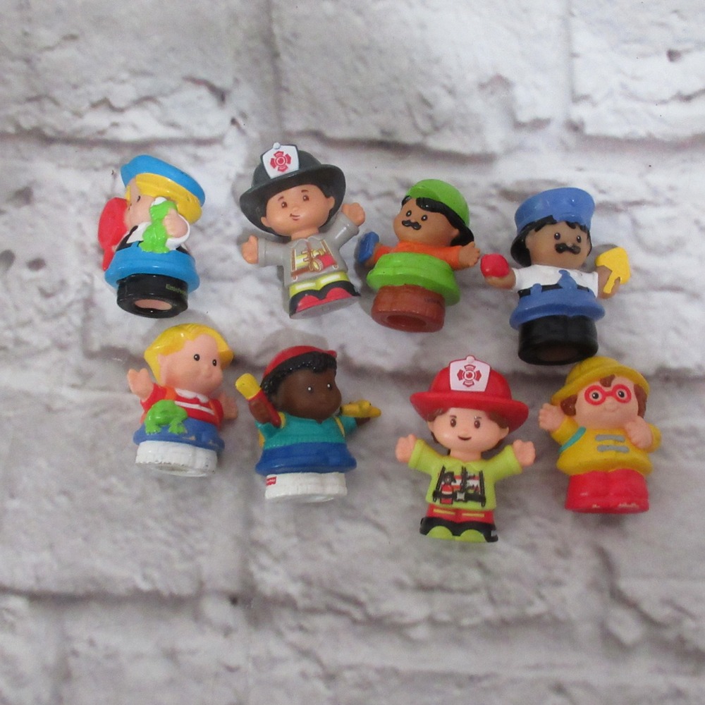 Fisher-Price Little People Figures Kids 8pc Multicolor  Community Heroes Lot